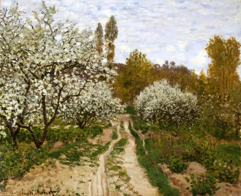Pommiers en fleurs (Apple Trees in Blossom; Le Printemps; Springtime)