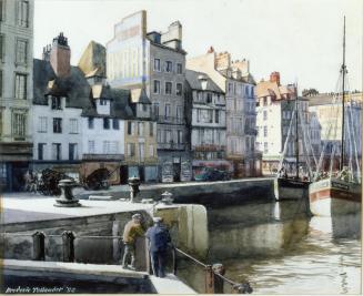 Ancient Houses Along the Seine-Paris